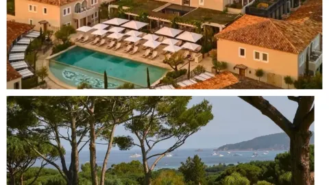 Saint-Tropez, Prancis Selatan | Menginaplah di hotel kastil di tepi tebing yang mengingatkan kita pada Bunga Teratai Putih. — traveler post in Merida