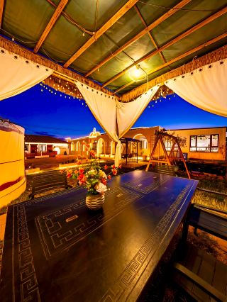 Second stay at Ulan Butong Yun She No.1! Staying in a beautiful garden hotel on the grassland is so comfortable