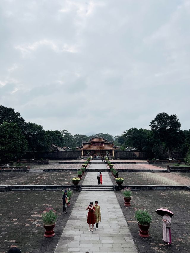 Peaceful Moments at Minh Mang Tomb, Hue