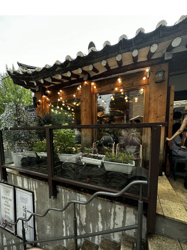 韓屋で美味しいかき氷 三清ピンス 삼청빙수
