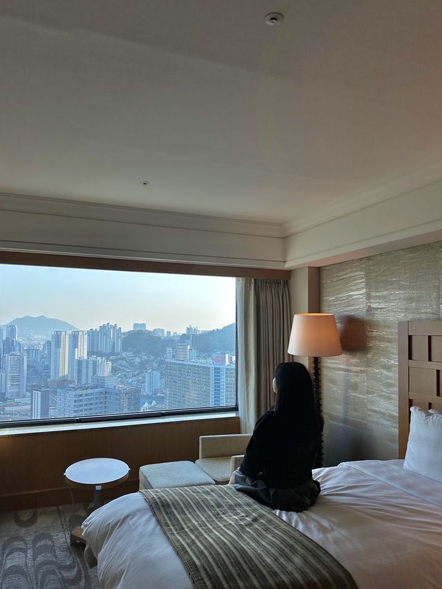부산 시티뷰를 감상할 수 있는 롯데호텔 부산🤎