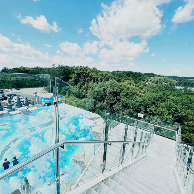 🇰🇷 Visit the rooftop at this cafe 