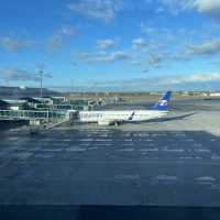 捷克哈維爾機場 免費看台睇飛機升降
