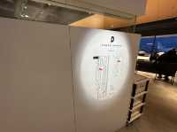 羽田空港第1ターミナル。保安検査場内の有料ラウンジ『Power Lounge North』