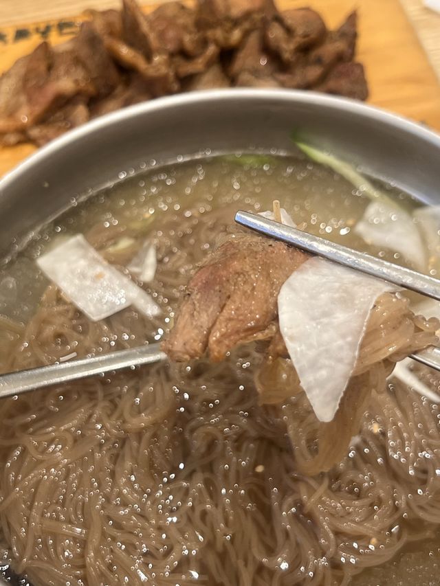 韓国/仁川【富平】お肉もセット！冷麺が食べられるお店♡