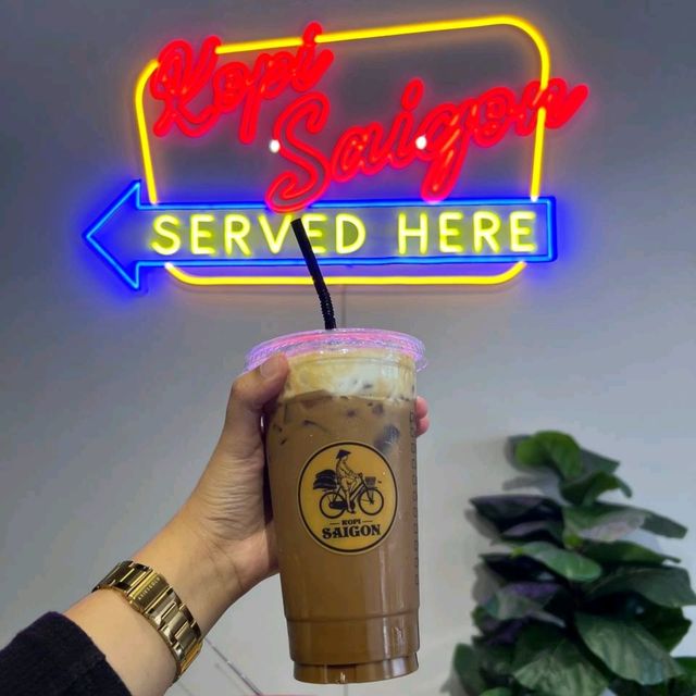 Coffee time at Kopi Saigon! 