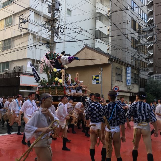 【博多祇園山笠】早朝の走る山笠