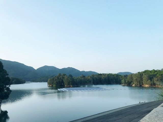 大欖涌水塘睇日落