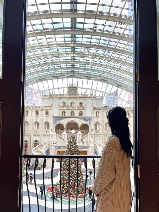 澳門打卡最美宮殿內的聖誕𣗳-美高梅MGM
