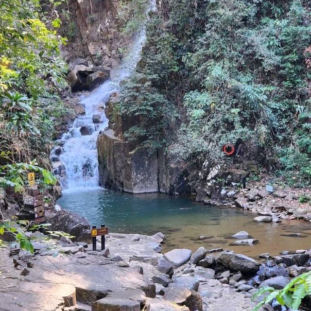 เล่นน้ำ ชมปลาพลวงที่อุทยานแห่งชาติน้ำตกพลิ้ว