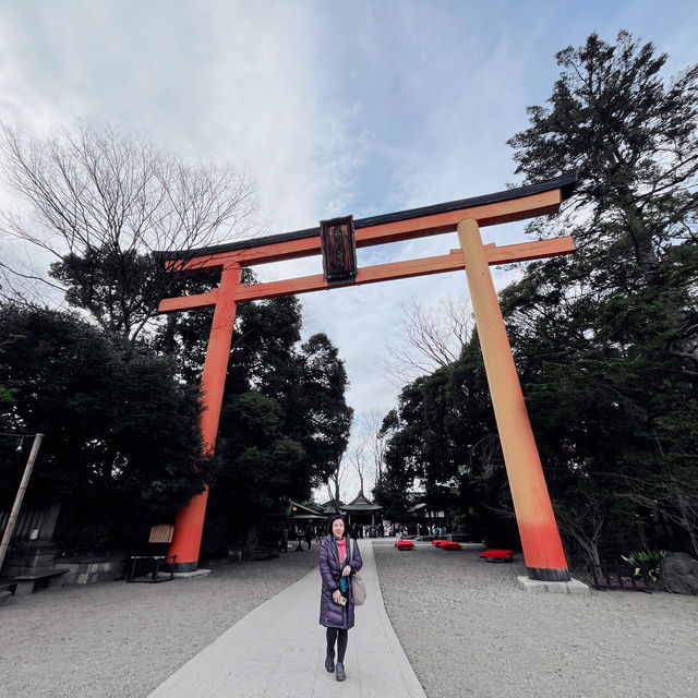 關東地區賞櫻前五名 - 川越冰川神社⛩️樱花🌸