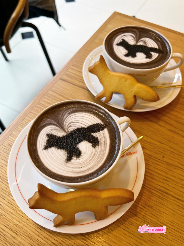 【京都カフェ】ラテとキツネクッキーが可愛いカフェ🦊