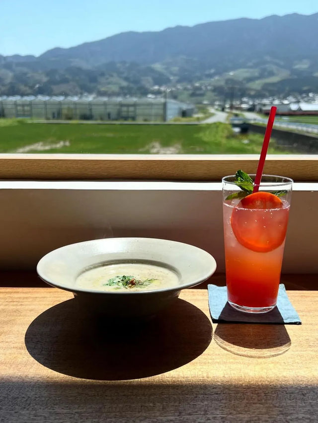 【うきはランチ】まるで絵画のような窓からの景色
