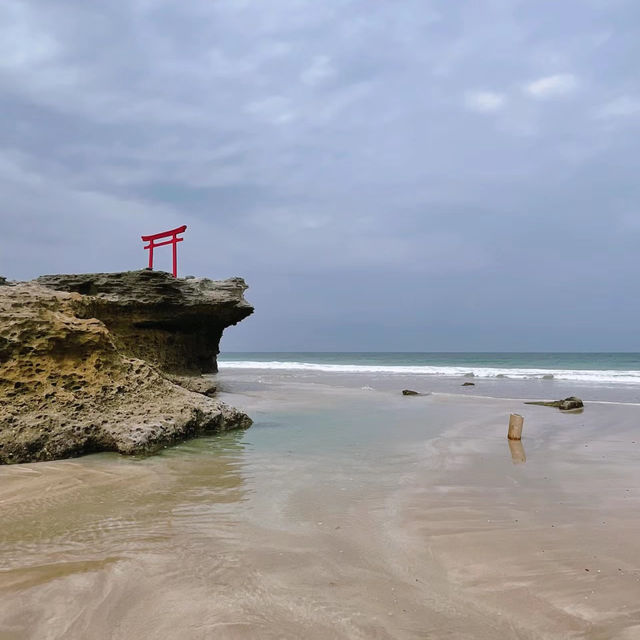 守谷海水浴場：廣闊沙灘、碧藍海景