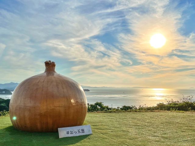 【淡路島】淡路島の特産品「玉ねぎ」のおっきなオブジェ