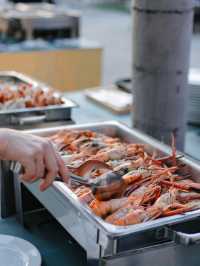 🦐 ทานบุฟเฟ่ต์ทะเลเผาพร้อมชม Sunset 