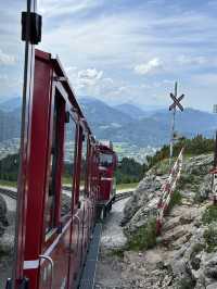 【オーストリア🇦🇹】シャーフベルク登山鉄道に乗って絶景山歩き⛰️
