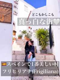 全てが真っ白！🤍スペインで1番美しい村「フリヒリアナ(Frigiliana)」