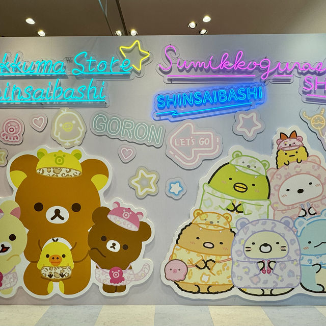 Character goods galore in Shinsaibashi