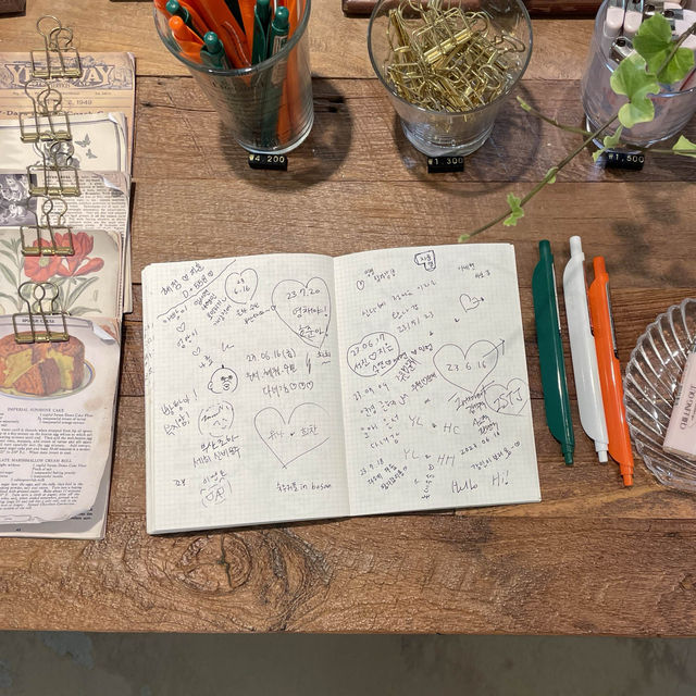 釜山の西面にあるお気に入りの雑貨屋さん"Paper Garden" 🩵