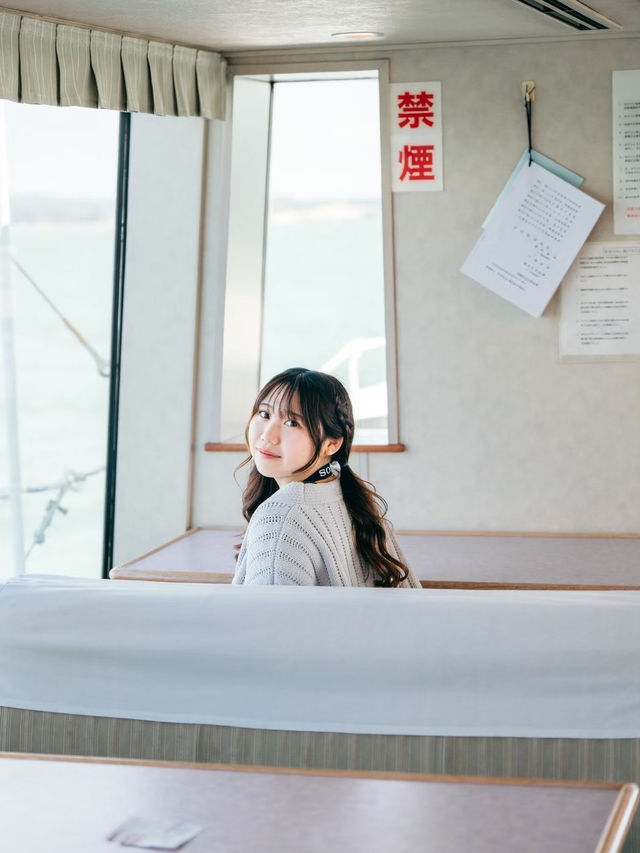 【海を走る列車!?】気分転換間違いなしの遊覧船🚢✨