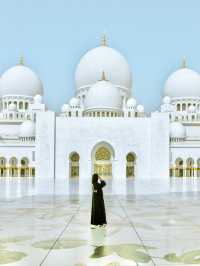【UAE】白亜の巨大モスク🕌