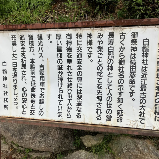 【琵琶湖の中に立つ鳥居】滋賀県の名勝・白鬚神社