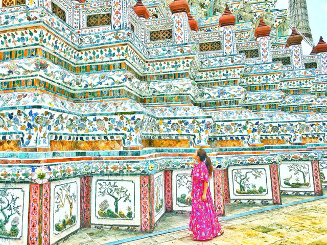 【タイ】バンコクのカラフルで可愛い寺院✨
