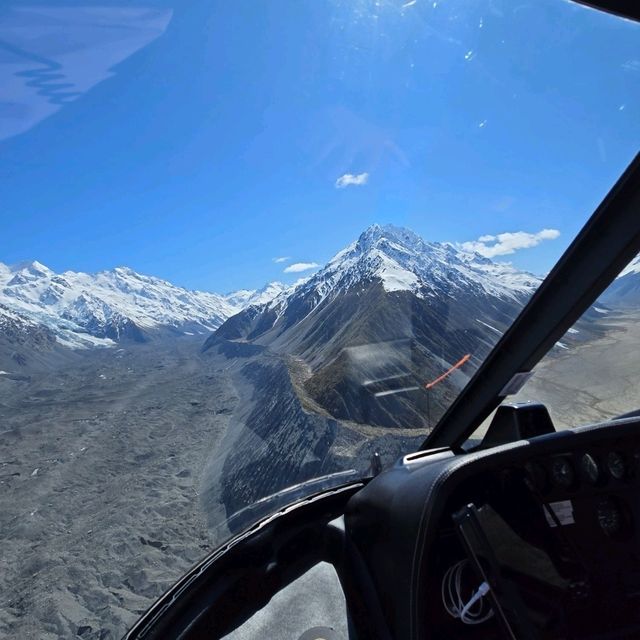 紐西蘭之旅～搭乘直升機去Tasman冰川健行