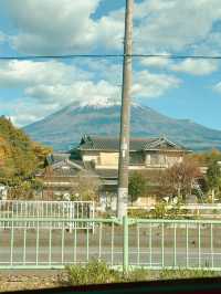 후지산이 보이는 아름다운 일본 시골 마을🇯🇵
