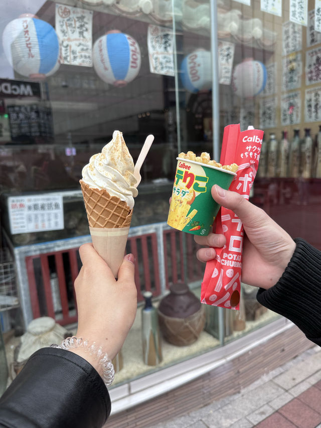  スナック好き必見！沖縄国際通りのCalbee+ 🛍️✨  