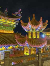 🌙 Nighttime Serenity: Exploring the Nine Emperor Gods Temple in Butterworth 🏮✨