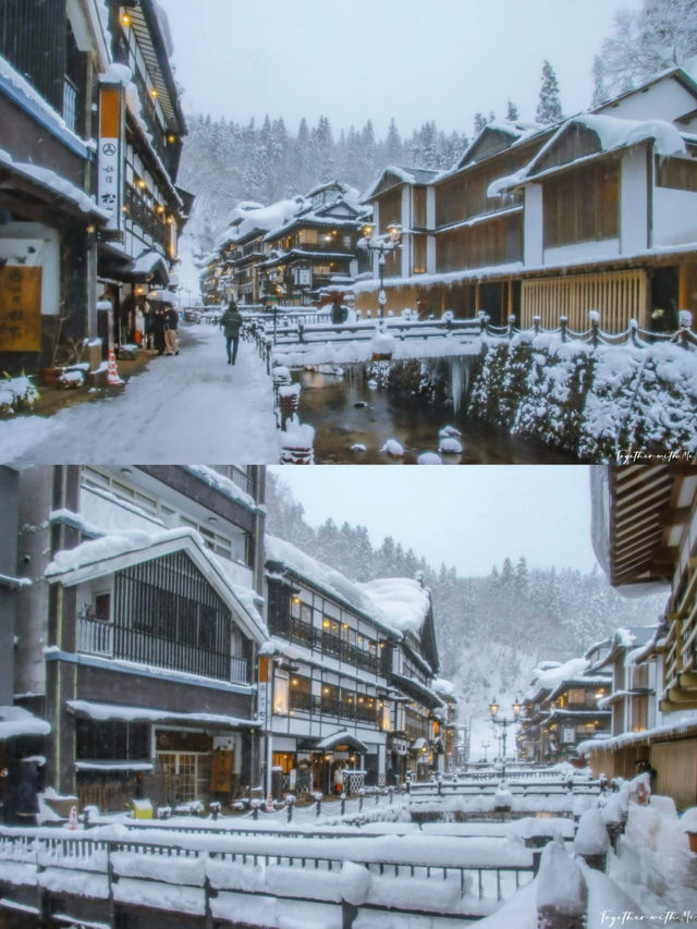 Ginzan Onsen in Winter~❄️🌨️🇯🇵✨