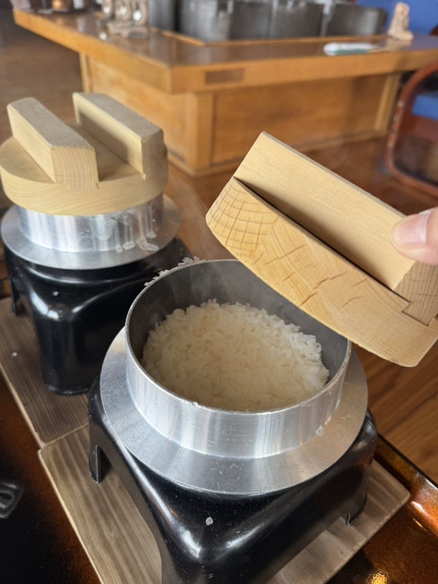 【熊本旅行】阿蘇の雄大な景色を見ながら囲炉裏を囲んで釜戸ご飯🍚