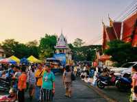 泰國曼谷市中心著名寺廟夜市Wat Ruak Bang Bamru market，靠近mrt地鐵站，純本地人夜市