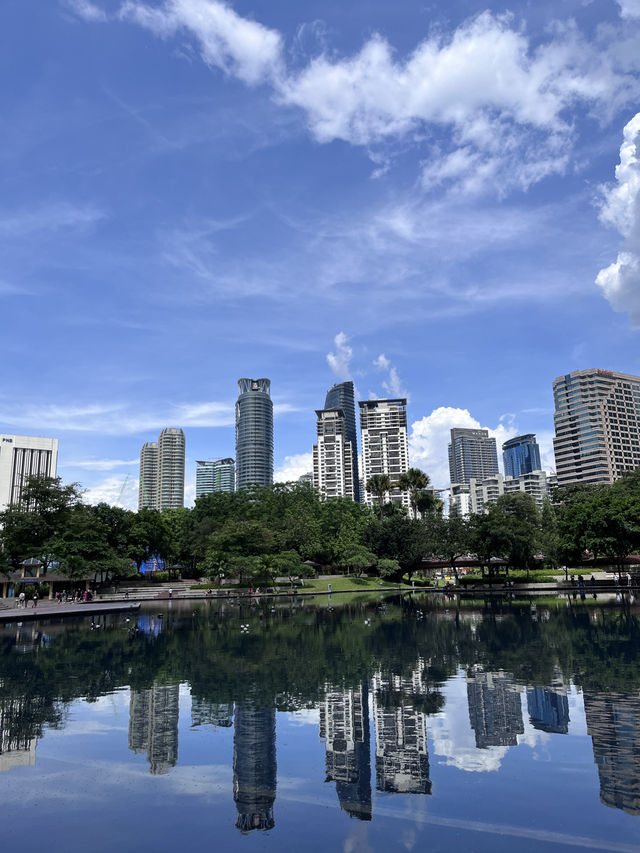 Springtime Splendor at KL Twin Towers 🌸🏙️