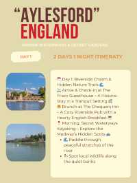 Aylesford itinerary 