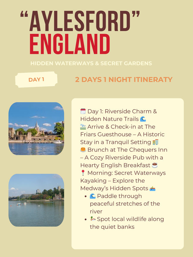 Aylesford itinerary 
