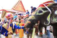 แห่ช้างบวชนาคไทยพวนบ้านหาดเสี้ยว