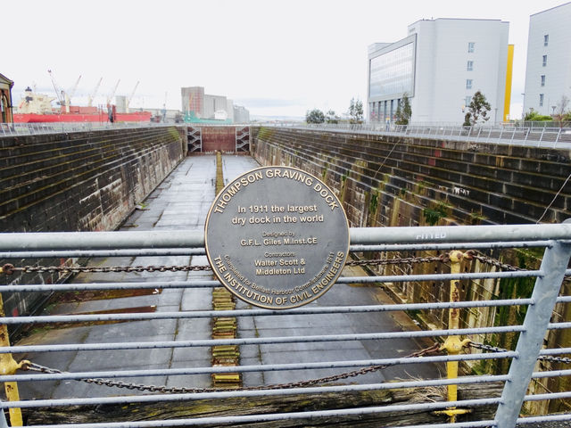 Titanic Echoes in Spring: Thompson Graving Dock, Belfast