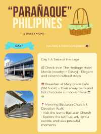 Parañaque itinerary 