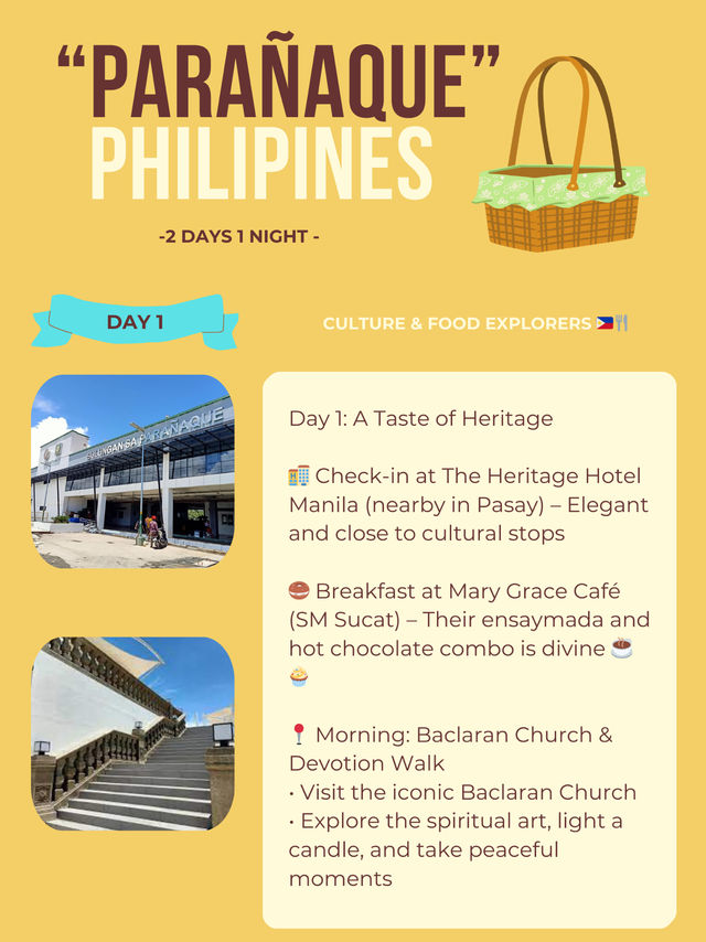 Parañaque itinerary 