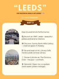 Leeds 3-days itinerary 