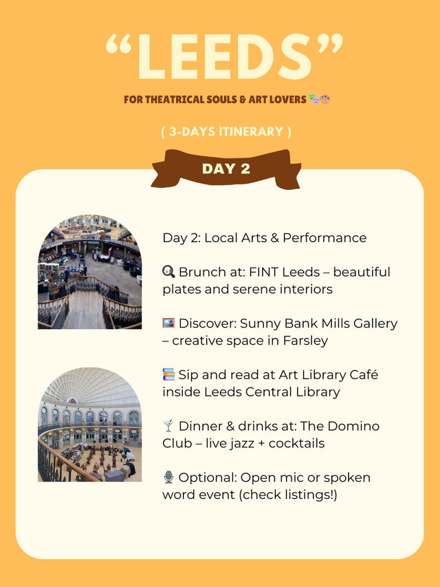 Leeds 3-days itinerary 