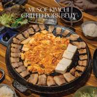 Museo Kimchi Grilled Pork Belly หมูย่างกิมจิฮงแด