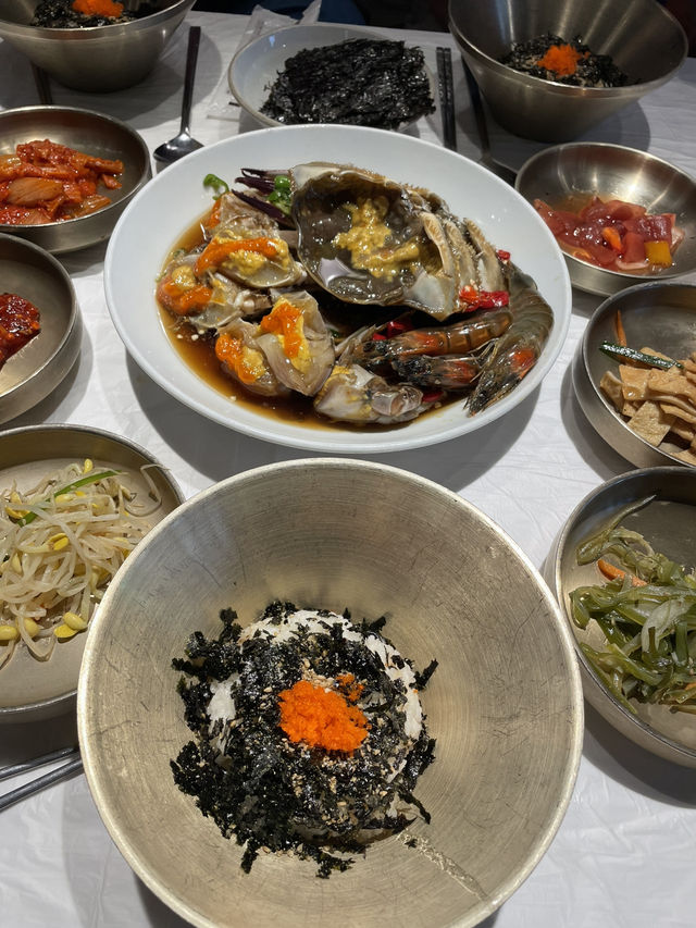🇰🇷 Odarijip Ganjang Gejang for some great marinated crab 🦀 
