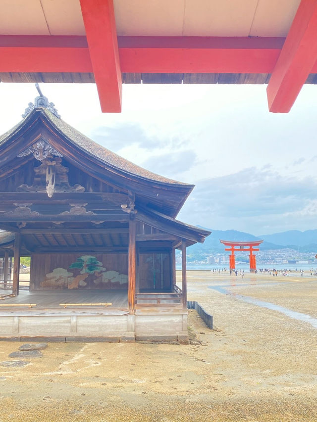 【広島】干潮の時の厳島神社