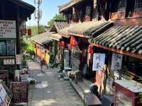  🌉 Nanqiao Bridge – Daytime Elegance, Nighttime Magic in Dujiangyan 