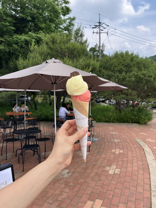 넓은 호수뷰와 함께하는 힐링카페, 파스쿠찌 율동공원점!
