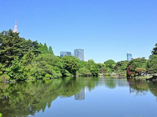 新海誠筆下的浪漫💕～新宿御苑